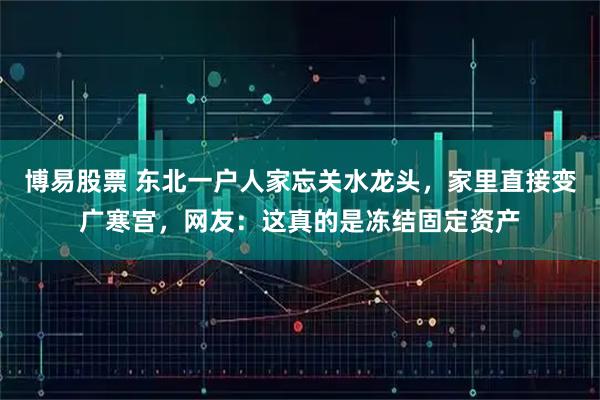 博易股票 东北一户人家忘关水龙头，家里直接变广寒宫，网友：这真的是冻结固定资产