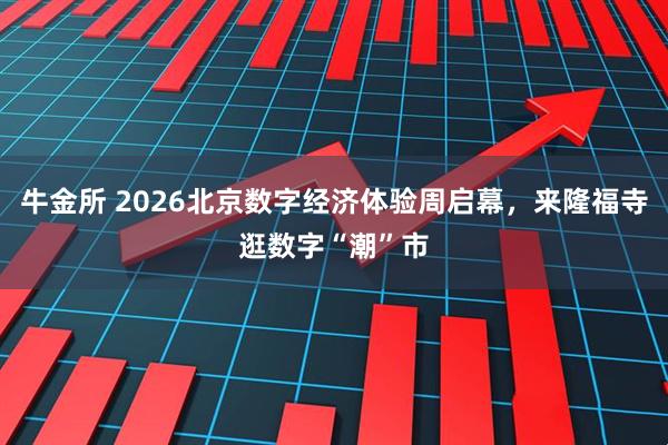 牛金所 2026北京数字经济体验周启幕，来隆福寺逛数字“潮”市